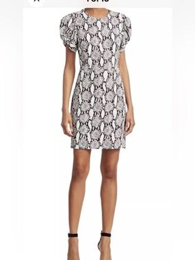 ALC Brinley puff sleeve dress